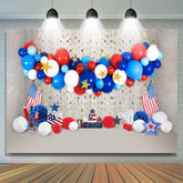 4. Th Oh Juli Ballon USA Flagge Hintergrund für Geburtstag